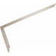 Équerre de charpentier acier inoxydable, Dimensions : 800 x 320 mm
