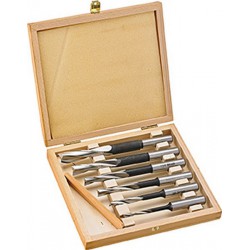 Jeu de 6 forets à trou oblong, Contenu : 6 8 10 12 14 16 mm