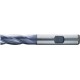 Fraise cylindrique courte, type N, en acier à coupe rapide à 8% de cobalt, surface recouverte de TiAIN, Ø d1 - k10 : 3,0 mm, Long. totale l1 52 mm