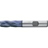 Fraise d'ébauche courte, type HR, 3 à 6 dents, en acier à coupe rapide à 10% de cobalt, surface recouverte de TiAIN, Ø d1 - k12 : 8,0 mm