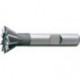 Fraise conique, forme C, 60°, Ø d1 - js16 : 20,0 mm, Long. totale l1 63 mm, Hauteur de coupe b - js 14 8,0 mm, Ø queue d2 - h6 : 12 mm, Dents : 8