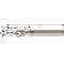 Foret étagé pour trous débouchants, queue cylindrique 90° DULO, filetage M3, foret h8 (d1) x fraise h6 (d2) 3,2 x 6,0 mm