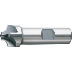 Fraise quart de cercle (fraise concave), Rayon H11 : 1,5 mm, Long. totale 60 mm, Ø maximum 9 mm, Ø minimum en % - js14 : 6 mm, Ø queue - h6 : 10 mm