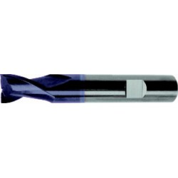 Fraise cylindrique courte, type N, en carbure monobloc, 6535-HB, surface recouverte de TiAIN, Ø d1 - h10 : 6,0 mm, Long. totale l1 54 mm