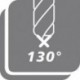 Foret hélicoïdal D1869 t ype TF Acier rapide 35x2 65mm FORUM
