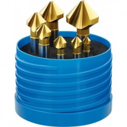 Jeu fraise conique D335C HSS Ti N 63-250mm 90G 5pcs FO RUM