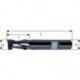 Fraise cylindrique courte, 2 dents, en carbure monobloc pour l'aluminium, Ø d1 - h10 : 3,0 mm, Long. totale l1 50 mm, Long. coupe l2 4 mm