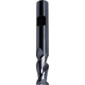 Fraise cylindrique longue, 2 dents, en carbure monobloc pour l'aluminium, Ø d1 - h10 : 3,0 mm, Long. totale l1 57 mm, Long. coupe l2 7 mm