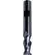 Fraise cylindrique longue, 2 dents, en carbure monobloc pour l'aluminium, Ø d1 - h10 : 5,0 mm, Long. totale l1 57 mm, Long. coupe l2 10 mm