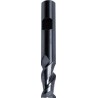 Fraise cylindrique longue, 2 dents, en carbure monobloc pour l'aluminium, Ø d1 - h10 : 12,0 mm, Long. totale l1 83 mm, Long. coupe l2 22 mm