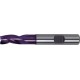 Fraise, queue HB, 3 dents, 30°, en carbure monobloc, revêtement TiAIN, Ø d1 - h10 : 4,0 mm, Long. totale l1 57 mm, Long. coupe l2 8 mm
