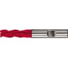Fraise cylindrique universelle longue, 3 dents, 45°, en carbure monobloc UF, Fire, Ø d1 - h10 : 9,0 mm, Long. totale l1 72 mm, Long. coupe l2 16 mm