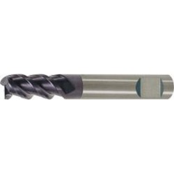 Fraise cylindrique longue, queue HB, en carbure monobloc, Ø d1 - h10 : 12,0 mm, Long. totale l1 75 mm, Long. coupe l2 25 mm