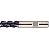 Fraise longue, 3 dents, 45°, en carbure monobloc, recouverte de TiAIN, Ø d1 - h10 : 4,0 mm, Long. totale l1 57 mm, Long. coupe l2 8 mm