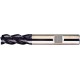 Fraise longue, 3 dents, 45°, en carbure monobloc, recouverte de TiAIN, Ø d1 - h10 : 5,0 mm, Long. totale l1 57 mm, Long. coupe l2 10 mm