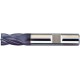 Fraise cylindrique courte, 4 dents, en carbure monobloc, recouverte de TiAIN, Ø d1 - h10 : 4,0 mm, Long. totale l1 54 mm, Long. coupe l2 8 mm