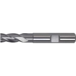 Fraise cylindrique longue, 4 dents, 30°, en carbure monobloc, sans revêtement, Ø d1 - h10 : 3,0 mm, Long. totale l1 57 mm, Long. coupe l2 8 mm