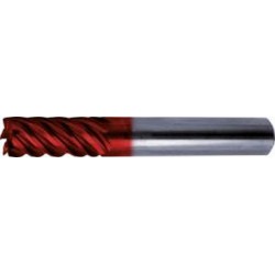Fraise cylindrique longue, en carbure monobloc avec angle d'hélice de 44/45/46°, Ø d1 - h10 : 10,0 mm, Long. totale l1 72 mm, Long. coupe l2 22 mm
