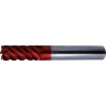 Fraise cylindrique longue, en carbure monobloc avec angle d'hélice de 44/45/46°, Ø d1 - h10 : 16,0 mm, Long. totale l1 92 mm, Long. coupe l2 32 mm