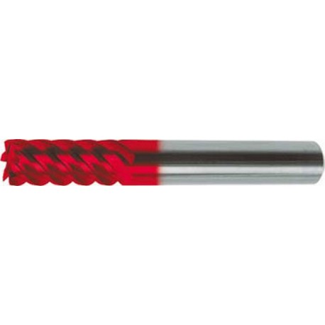 Fraise cylindrique longue, type NH, en carbure monobloc SL et carbure monobloc UF, DIN 6527, Fire, Ø d1 - h10 : 16,0 mm, Long. totale l1 92 mm