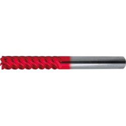 Fraise cylindrique extra longue, type NH, en carbure monobloc UF, Fire, Ø d1 - h10 : 6,0 mm, Long. totale l1 75 mm, Long. coupe l2 30 mm