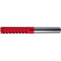 Fraise cylindrique extra longue, type NH, en carbure monobloc UF, Fire, Ø d1 - h10 : 8,0 mm, Long. totale l1 100 mm, Long. coupe l2 40 mm