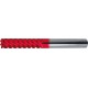 Fraise cylindrique extra longue, type NH, en carbure monobloc UF, Fire, Ø d1 - h10 : 25,0 mm, Long. totale l1 150 mm, Long. coupe l2 75 mm