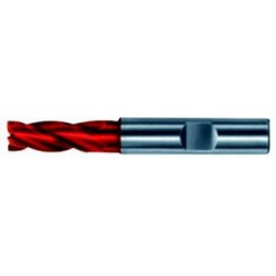 Fraise cylindrique longue, 4 dents, 30°, en carbure monobloc, Fire, Ø d1 - h10 : 16,0 mm, Long. totale l1 92 mm, Long. coupe l2 32 mm