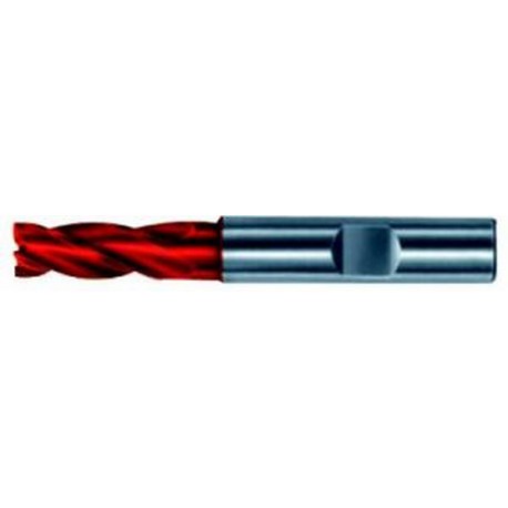 Fraise cylindrique longue, 4 dents, 30°, en carbure monobloc, Fire, Ø d1 - h10 : 16,0 mm, Long. totale l1 92 mm, Long. coupe l2 32 mm