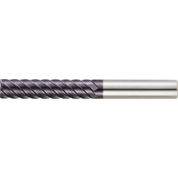 Fraise cylindrique extra long, type H, en carbure monobloc, surface recouverte de TiAIN, de 45°, Ø d1 - e8 : 6,0 mm, Long. totale l1 70 mm