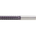Fraise cylindrique extra long, type H, en carbure monobloc, surface recouverte de TiAIN, de 45°, Ø d1 - e8 : 6,0 mm, Long. totale l1 70 mm
