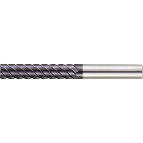 Fraise cylindrique extra long, type H, en carbure monobloc, surface recouverte de TiAIN, de 45°, Ø d1 - e8 : 10,0 mm, Long. totale l1 100 mm