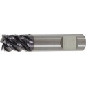 Fraise d'ébauche courte, type HR, en carbure monobloc, surface recouverte de TiAlN, pour le traitement de l'INOX, Ø d1 - h10 : 10,0 mm