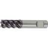 Fraise d'ébauche longue, type HR, en carbure monobloc, surface recouverte de TiAlN, pour le traitement de l'INOX, Ø d1 - h10 : 10,0 mm