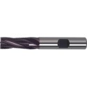 Fraise d'ébauche longue, en carbure monobloc, Ø d1 - js14 : 14,0 mm, Long. totale l1 83 mm, Long. coupe l2 26 mm, Ø queue d2 - h6 : 14 mm, Dents : 4