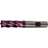 Fraise d'ébauche en carbure monobloc de type NF, longue, TiAlN, Ø d1 - h10 : 25,0 mm, Long. totale l1 121 mm, Long. coupe l2 45 mm, Dégagement : 65 mm