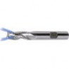 Fraise d'ébauche avec arrosage centrale, longue, en carbure monobloc, pour aluminium, Ø d1 - h10 : 8,0 mm, Long. totale l1 63 mm, Long. coupe l2 16 mm