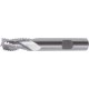 Fraise d'ébauche sans arrosage centrale, longue, en carbure monobloc, pour aluminium, Ø d1 - h10 : 10,0 mm, Long. totale l1 72 mm, Long. coupe l2 19 mm