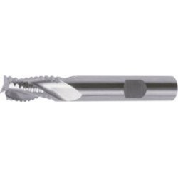 Fraise d'ébauche sans arrosage centrale, longue, en carbure monobloc, pour aluminium, Ø d1 - h10 : 12,0 mm, Long. totale l1 83 mm, Long. coupe l2 22 mm