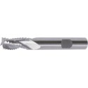 Fraise d'ébauche sans arrosage centrale, longue, en carbure monobloc, pour aluminium, Ø d1 - h10 : 12,0 mm, Long. totale l1 83 mm, Long. coupe l2 22 mm