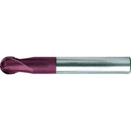 Fraise conique longue, type N, en carbure monobloc, TiAIN, Ø d1 - h10 : 3,0 mm, Long. totale l1 57 mm, Long. coupe l2 3,5 mm, Dégagement : 57 mm