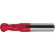 Fraise à rayon, longue, type N, queue DIN 6353-HA, UF, surface à revêtement Fire, Ø d1 - h10 : 0,5 mm, Long. totale I1 38 mm