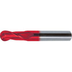 Fraise à rayon, longue, type N, queue DIN 6353-HA, UF, surface à revêtement Fire, Ø d1 - h10 : 5,0 mm, Long. totale I1 57 mm