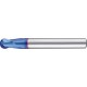 Fraise bout hémisphérique courte, type N, en carbure monobloc, NANO, revêtement TiAIN-S, Ø d1 - h8 : 0,5 mm, Long. totale l1 40 mm