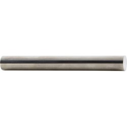 Barreau rond en carbure monobloc, Ø - h6 : 4,0 mm, Long. totale 75 mm, Long. coupe 6 mm