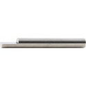 Ébauche de lancette en carbure monobloc, forme A, une face ébauchée, Ø - h6 : 4,0 mm, Long. totale 75 mm, Long. coupe 6 mm