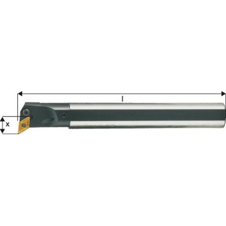 Barre d'alésage ISO 93° A..-PDUNR/L, à arrosage interne, Désignation : A32S PDUNL 15, Ø queue - dg7 32 mm, Dimensions Ø min. 40 mm