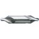 Foret à center, en acier à coupe rapide, DIN 333-A, Ø de foret k12 : 2,50 mm, Ø queue h8 : 6,30 mm, Long. totale 45,0 mm