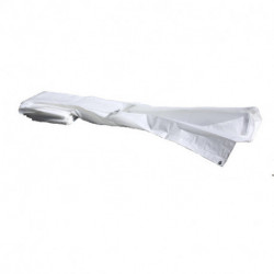 Bâche pour grille de chantier (blanche)