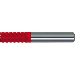 Fraise cylindrique en carbure monobloc longue, type H, revêtement Fire. traitement HSC jusqu'à 62 HRC, Ø d1 - h10 : 3,0 mm, Long. totale l1 57 mm